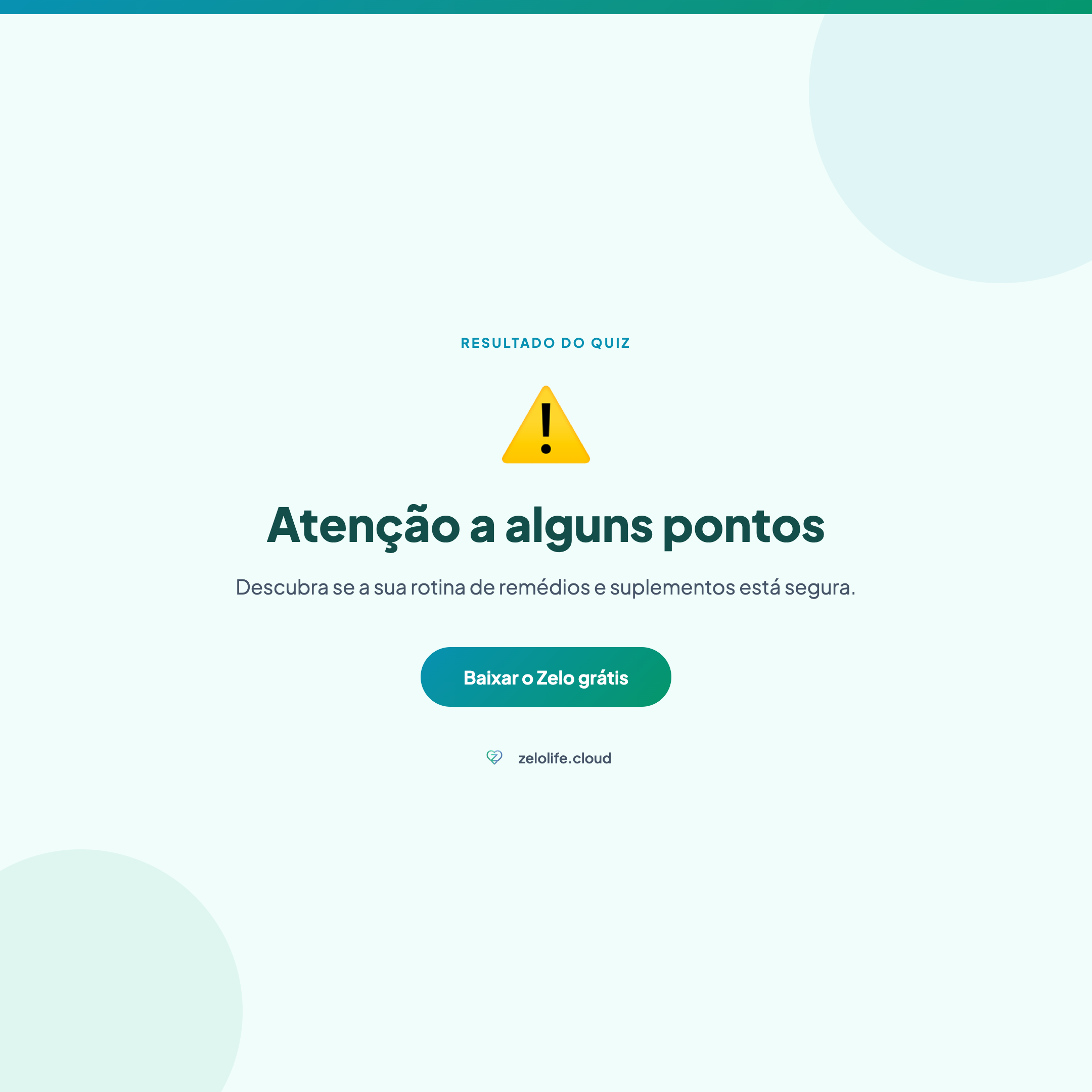 Você corre risco de interações medicamentosas?